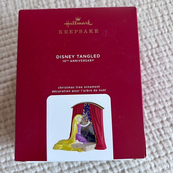 Hallmark Keepsake Ornament 2020 Disney Tangled 10th Anniversary Rapunzel In Box - Picture 1 of 6